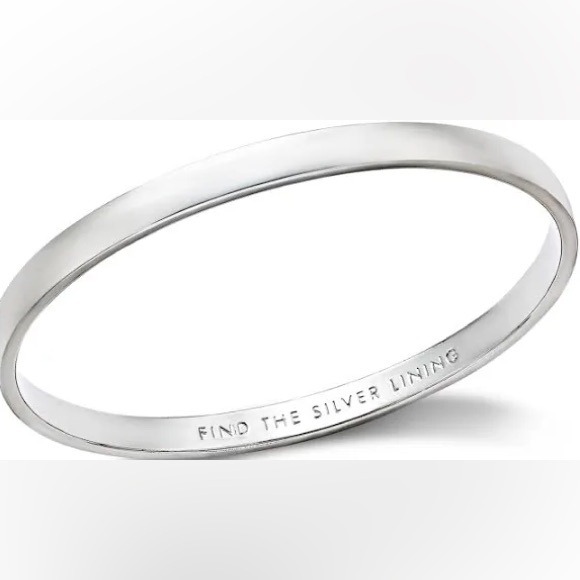 New in package! Kate Spade “find the silver lining” bangle - Picture 2 of 9